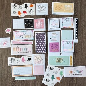 ❤️ $4 Disney Finding Nemo Not So Mystery Happy Planner Sticker Set
